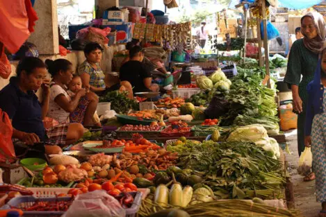 Markt in Jogjakarta